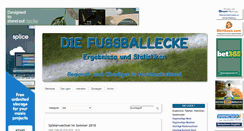 Desktop Screenshot of diefussballecke.de